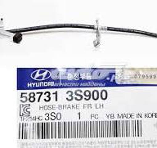 Шланг гальмівний передній, лівий 587313S900 HYUNDAI