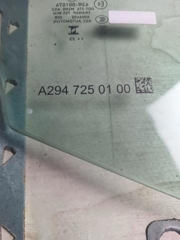 Скло передніх дверей, лівих A2947250100 MERCEDES