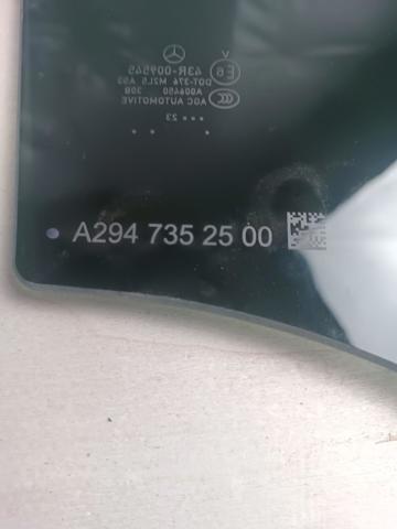 Скло задньої двері лівої A2947352500 MERCEDES