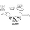 Глушник вихлопних газів кінцевий Opel Astra F