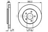 Гальмо дискове переднє 0986478983 BOSCH