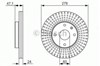 Гальмо дискове переднє 0986479649 BOSCH