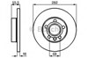 Гальмо дискове переднє 0986479B54 BOSCH