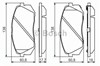 Тормозні колодки 0986494559 BOSCH
