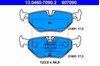 Колодки гальмівні задні, дискові 13046070902 ATE