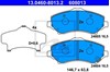 Колодки передні 13046080132 ATE