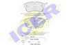 Передні гальмівні колодки 181862 ICER