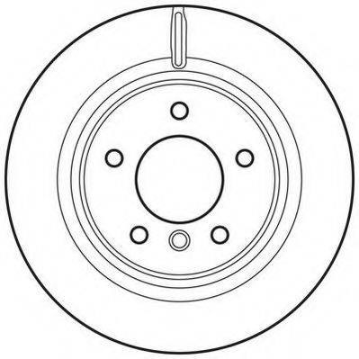 Диск заднього гальма 562786JC BENDIX