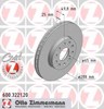 Диск переднього гальма 600322120 ZIMMERMANN