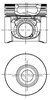 Поршень в комплекті на 1 циліндр, STD 8712220000 NURAL