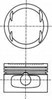 Поршня на 1 циліндр, STD 8712480000 NURAL