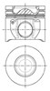 Поршня на 1 циліндр, STD 8714810030 NURAL