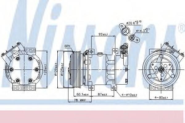 Компресор холодоагенту 89109 NISSENS