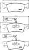 Задні колодки 8DB355012441 HELLA