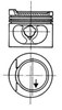 Поршня, 1-й ремонт (+0,25) 93872610 KOLBENSCHMIDT