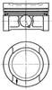 Поршень в комплекті на 1 циліндр, 2-й ремонт (+0,50) 94503720 KOLBENSCHMIDT