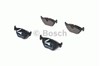 Колодки гальмові задні, дискові 986424484 BOSCH