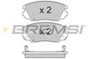 Колодки передні BP3376 BREMSI