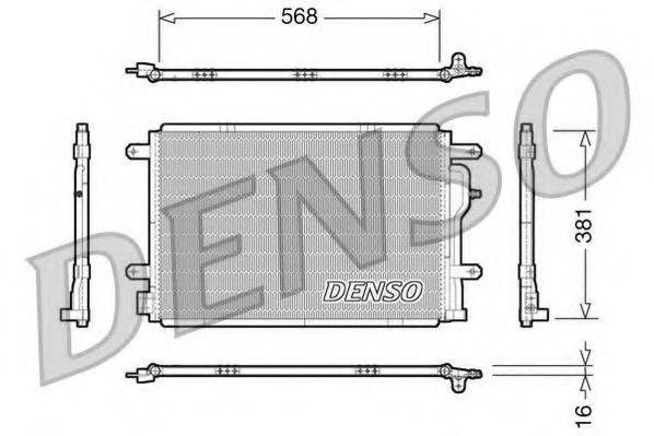 Конденсатор кондиціонера DCN02004 DENSO