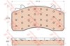 Колодки гальмівні дискові комплект GDB5114 TRW