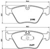 Колодки гальмівні передні, дискові P06065 BREMBO