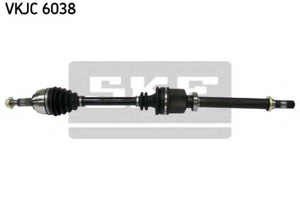 Піввісь передня, права VKJC6038 SKF
