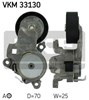 Натяжна планка поліклинового ременя VKM33130 SKF