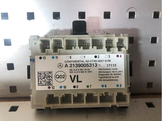 Блок комфорту передніх дверей A2139005313 MERCEDES