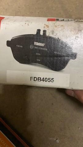 Колодки гальмівні передні, дискові FDB4055 FERODO