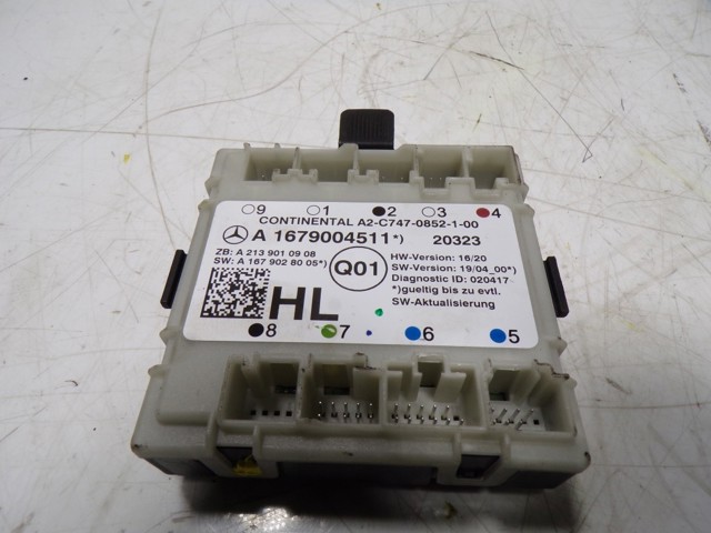 A1679004511 Mercedes Блок комфорту задніх дверей