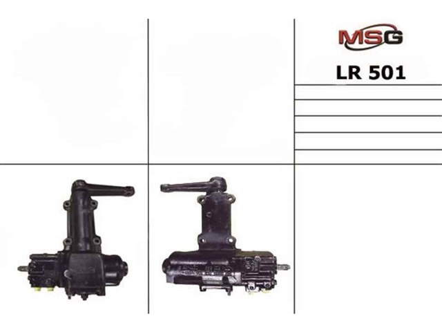 Управління рульове (механізм рульового управління, редуктор кутовий) LR501R MS GROUP