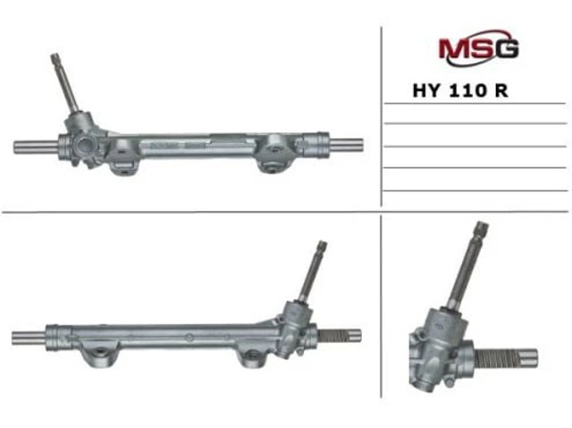 HY110R MSG Rebuilding Рейковий рульовий механізм
