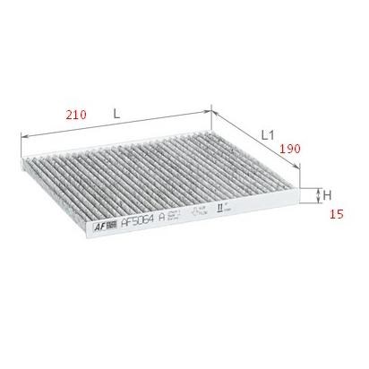 Купити AF5064A Alpha Filter Фільтр салону вугільний
