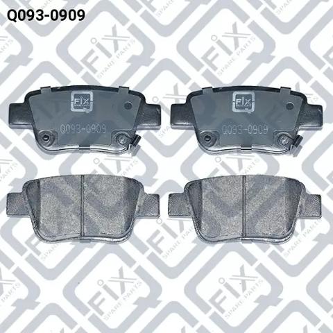Q0930909 Q-fix Колодки гальмівні задні, дискові