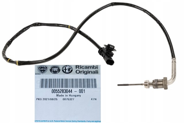 55283044 Fiat/Alfa/Lancia Датчик температури відпрацьованих газів (ВГ), перед фільтром сажі