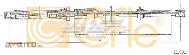 Трос газу 130335 Adriauto