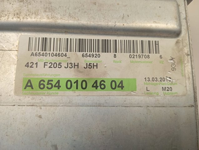  Mercedes A6540104604 ціна, від 125.98 USD