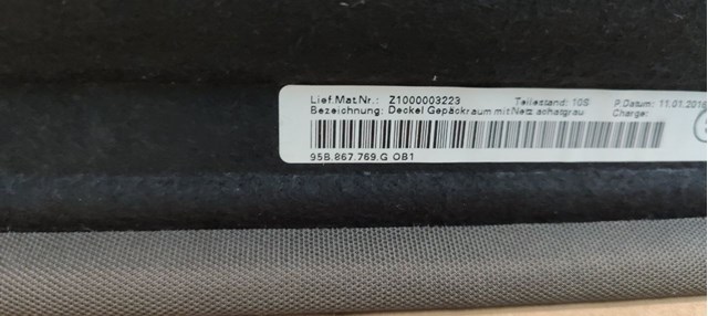 95B867769KOF5 Porsche 