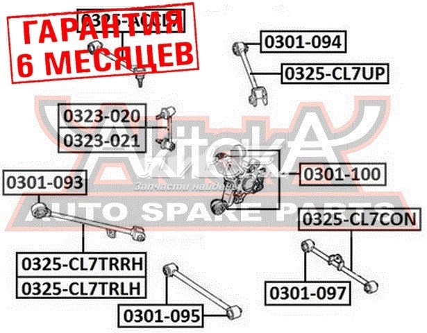 Сайлентблок заднього кулака Akitaka 0301100 ціна, від 4.29 USD
