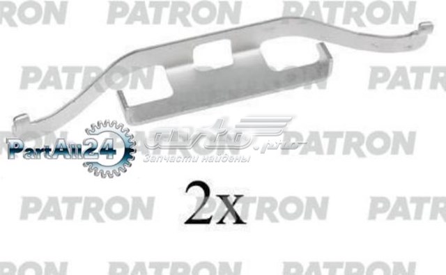 Комплект пружинок кріплення дискових колодок, задніх PSRK1061 PATRON