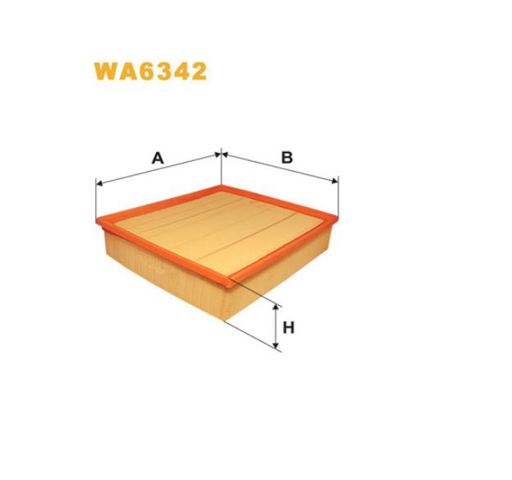 Елемент повітряного фільтра WIX WA6342WIX ціна, від 9.81 USD