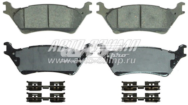 ZD1602 Wagner Колодки гальмівні задні, дискові