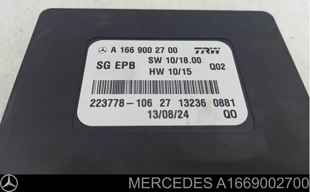 Блок керування (модуль) електромеханічного стояночного гальма A1669002700 Mercedes
