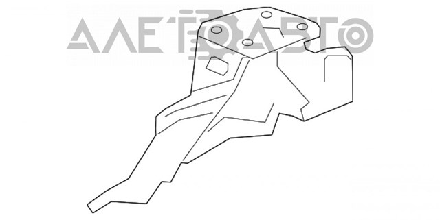 60650TVA305ZZ Honda Лонжерон рами передній правий