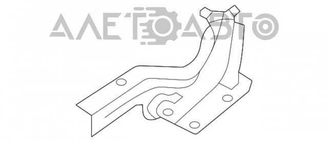 Петля капота, ліва Nissan/Infiniti 654016RA0A ціна, від 30.39 USD