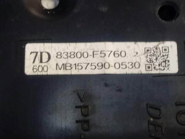 83800F5760 Toyota Щиток приладів додатковий