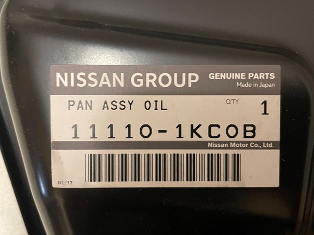 Піддон масляний картера двигуна 111101KC0B NISSAN