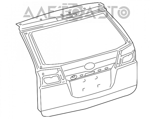 П'яті двері Toyota 6700508090 ціна, від 1013.54 USD