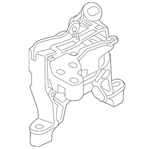 Права подушка двигуна Mazda K15639060 ціна, від 161.03 USD