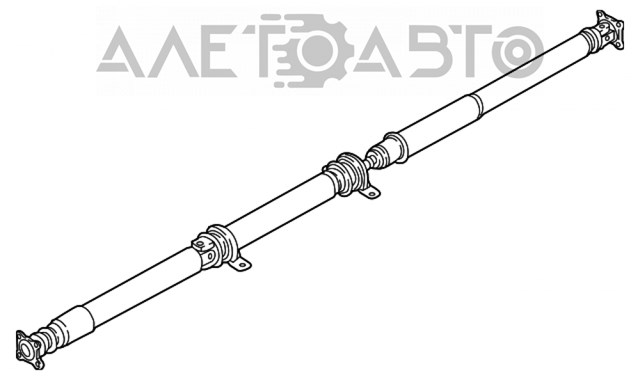KH4025100A Mazda Вал карданний основний заднього моста